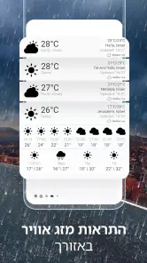 מזג אויר בשידור חי° screenshot