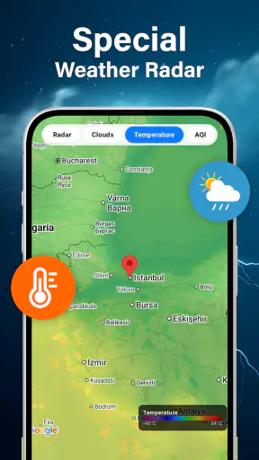 מכ״ם מזג אוויר ותחזית screenshot