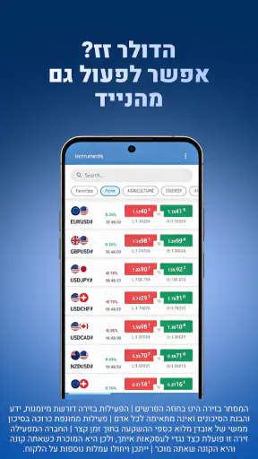 מסחר על חוזי הפרשים :Colmex screenshot