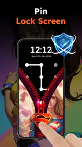 מסך טפטים של נעילת רוכסן screenshot
