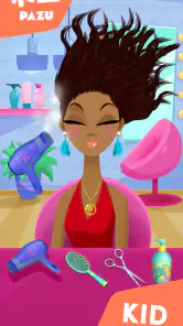 מספרה לבנות - משחקי עיצוב שיער screenshot