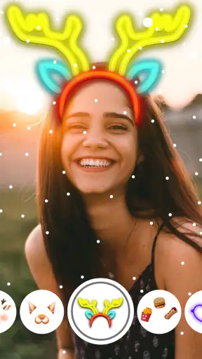 מצלמה פנים : פילטרים תמונות screenshot