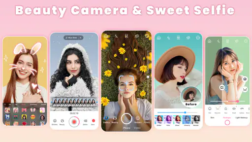 מצלמת ביוטי - סלפי, פילטר screenshot
