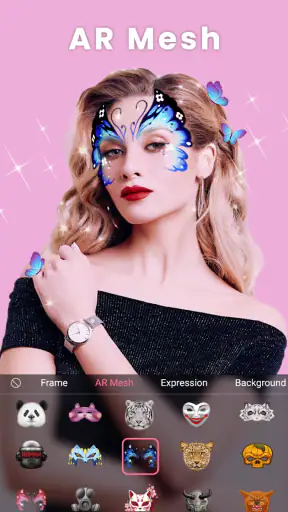 מצלמת ביוטי - סלפי, פילטר screenshot