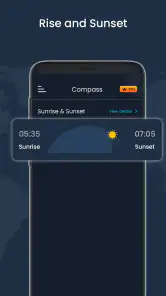 מצפן דיגיטלי ומזג אוויר חי screenshot