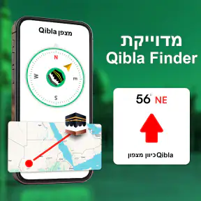 מצפן קיבלה・כיוון קיבלה screenshot