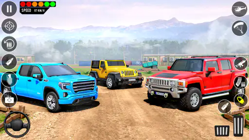 משחקי ג'יפים לנהיגה בהרים screenshot