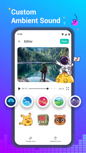 משנה קול - אפקטי אודיו screenshot