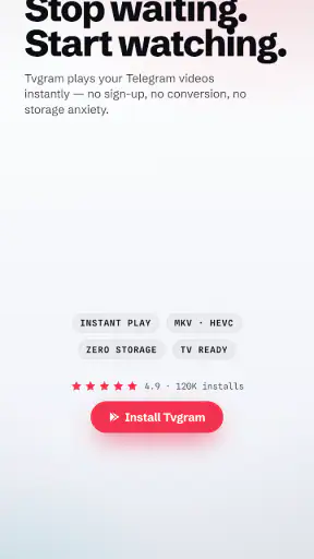 נגן וידאו לטלגרם: TvGram screenshot