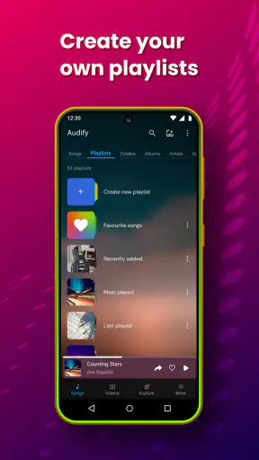 נגן מוזיקה - Audify Player screenshot
