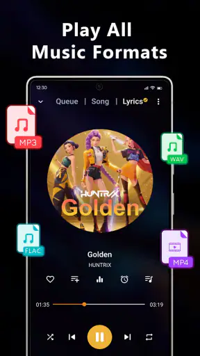 נגן מוזיקה ונגן וידאו screenshot