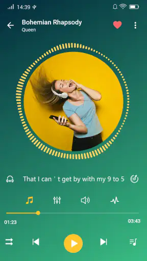 נגן מוסיקה - נגן שמע ומאיץ בס screenshot