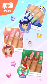 סלון ציפורניים לבנות screenshot