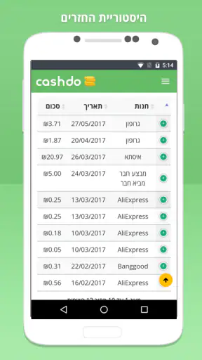 קאשדו - קאשבק cashback screenshot