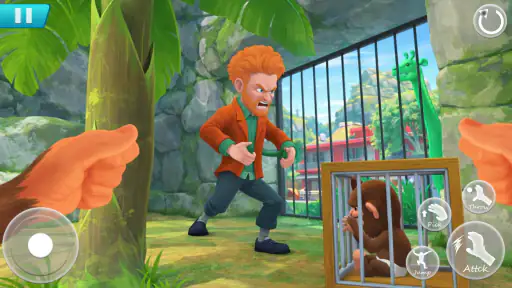 קוף גן חיות: משחק מתיחות 3D screenshot