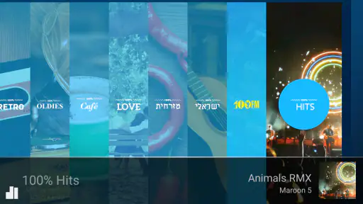 רדיו רדיוס 100fm - גרסת הטלווי screenshot