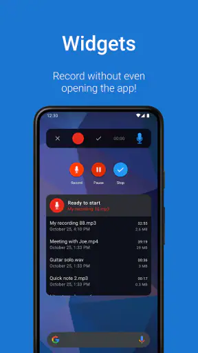 רשמקול קליל - מתקדם screenshot