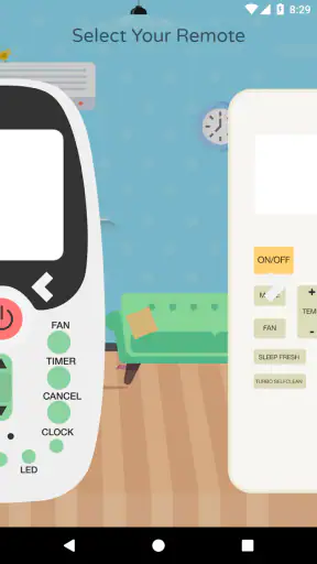 שלט למזגן screenshot