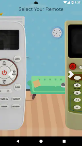 שלט למזגן screenshot