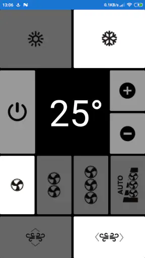 שלט למזגן תדיראן,פשוט,0 הגדרות screenshot