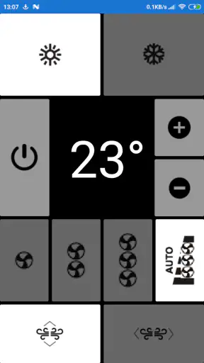 שלט למזגן תדיראן,פשוט,0 הגדרות screenshot