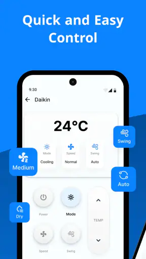 שלט מזגן - אוניברסלי screenshot