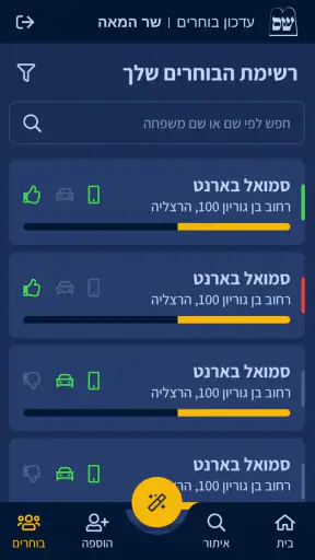 שס - ניהול פעילות השטח screenshot