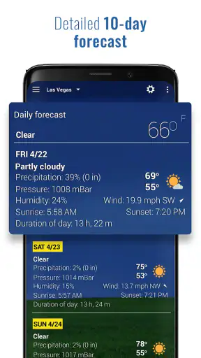 שעון ומזג אוויר Sense V2 screenshot