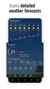 שעון ומזג אוויר של Sense Flip screenshot