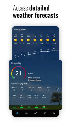 שעון ומזג אוויר של Sense Flip screenshot