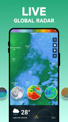 תחזית מזג האוויר - רדאר חי screenshot