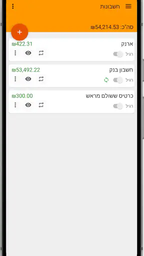 תקציב מהיר - מנהל הוצאות screenshot