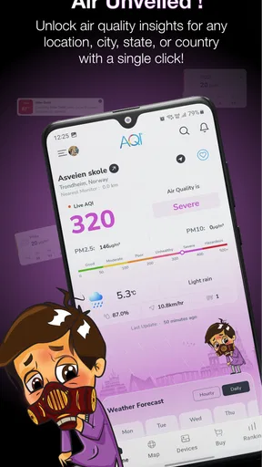 AQI (Air Quality Index) screenshot