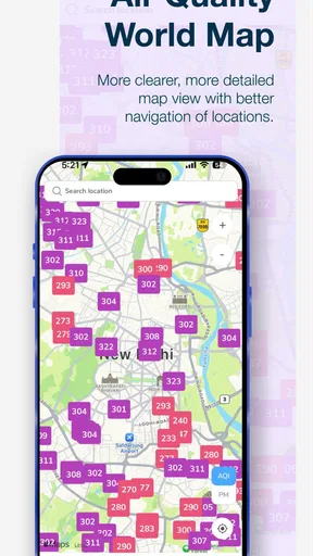 AQI (Air Quality Index) screenshot