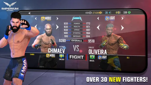 Clash de combat MMA screenshot