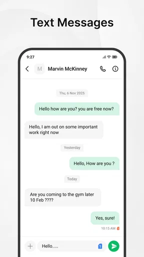 Messages screenshot