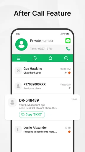 Messages screenshot