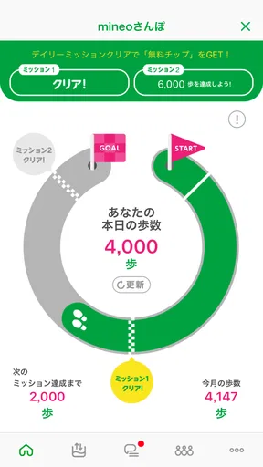 mineoアプリ screenshot