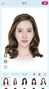 AIスタイリスト - 髪型シミュレーション・髪色変えるアプリ screenshot