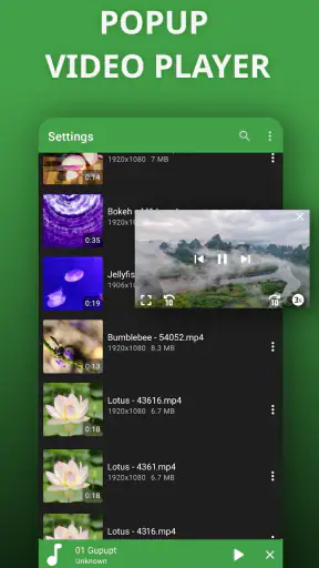 Android用ビデオプレーヤー screenshot