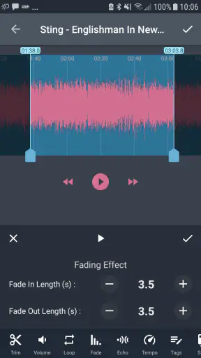 Audio Editing Pro: AndroSound screenshot