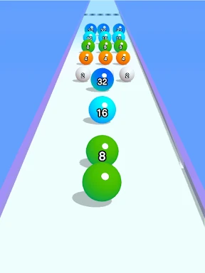 Ball Run 2048: ボール巨大化ランゲーム screenshot