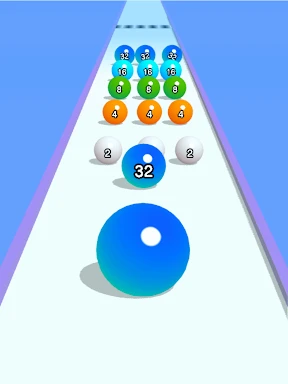 Ball Run 2048: ボール巨大化ランゲーム screenshot