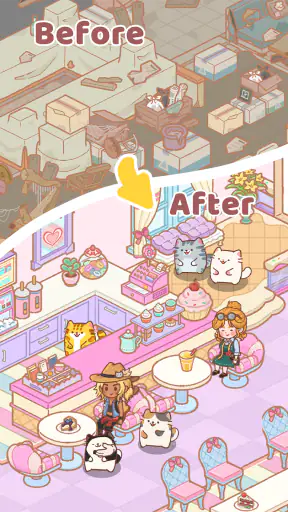 Cat Garden Merge screenshot