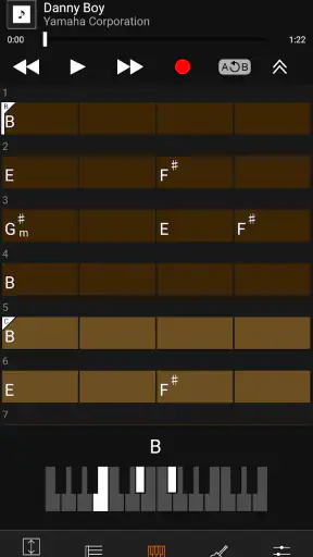 Chord Tracker screenshot