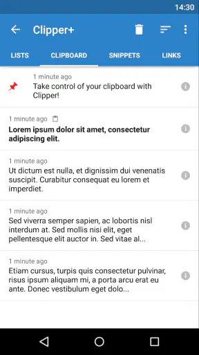 Clipper+: Clipboard Manager screenshot
