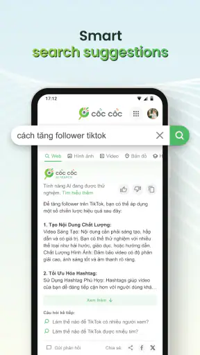 Cốc Cốc: Browser & Adblock screenshot