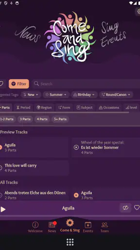Come & Sing screenshot