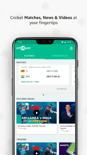 Cricbuzz - Live Cricket Scores screenshot