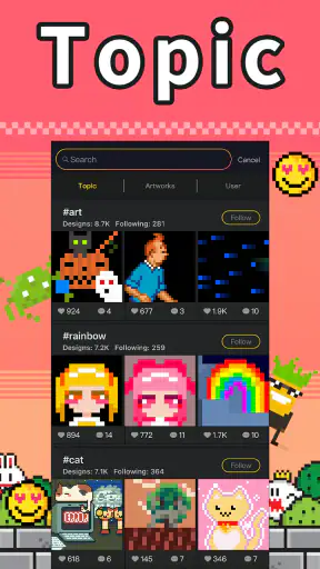 Divoom: Pixel art(ドット絵) screenshot